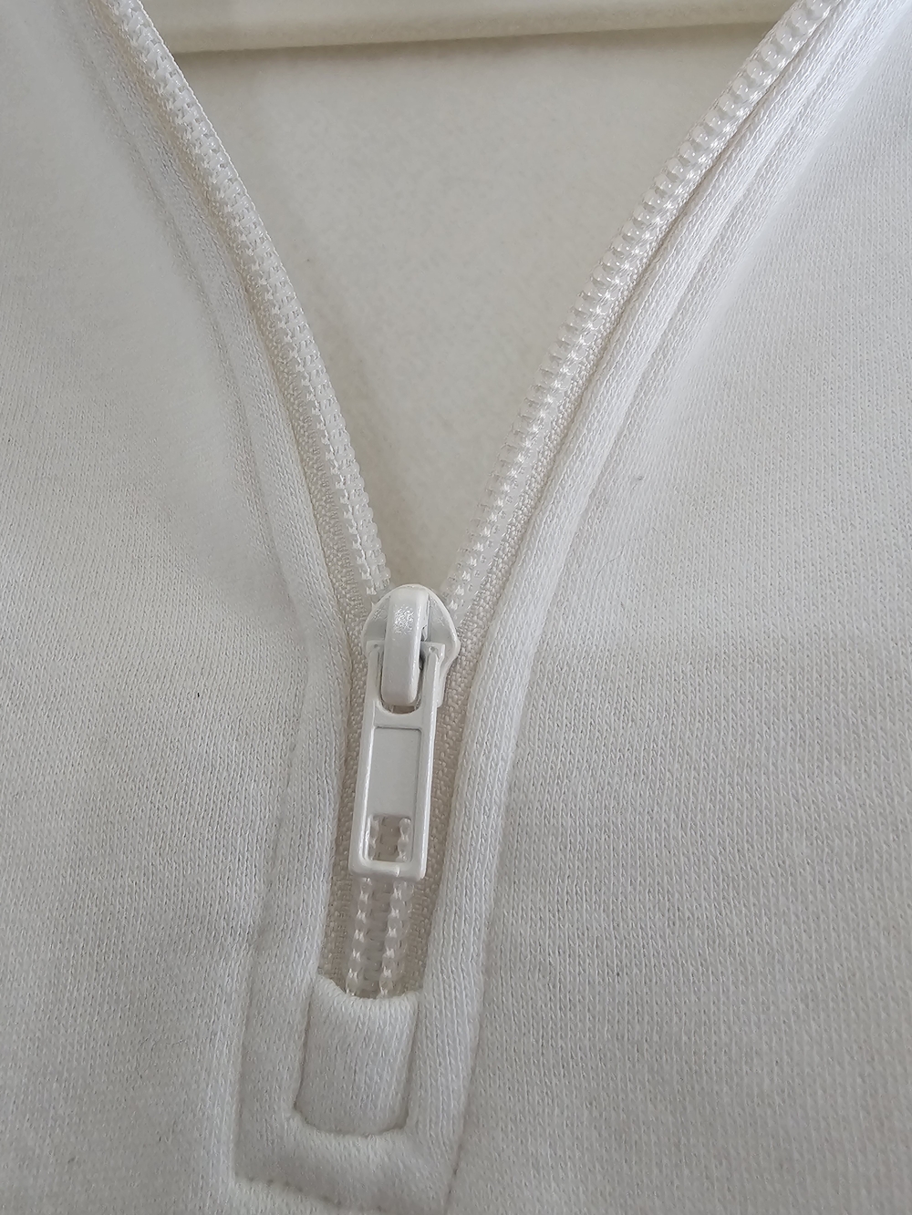 Alternative Men's Zip-Up Sweatshirt - White - Picture 4 of 5
